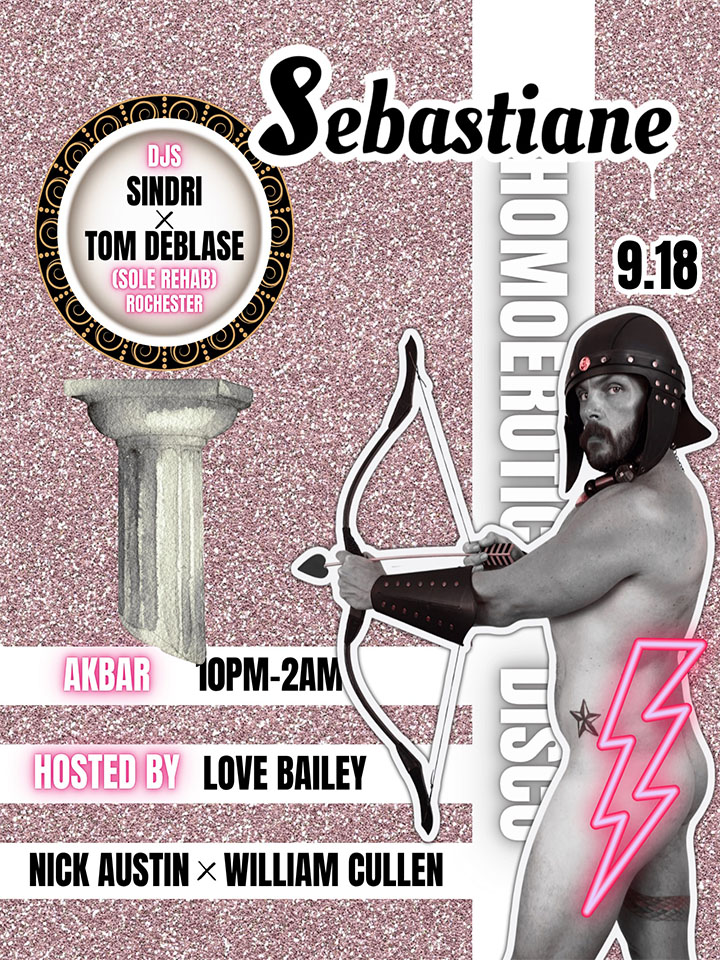 Sebastiane – September 18, 2026 at AKBAR